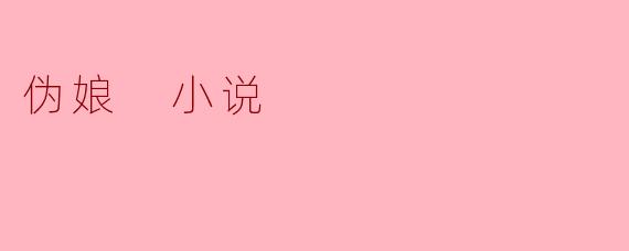 伪娘 小说